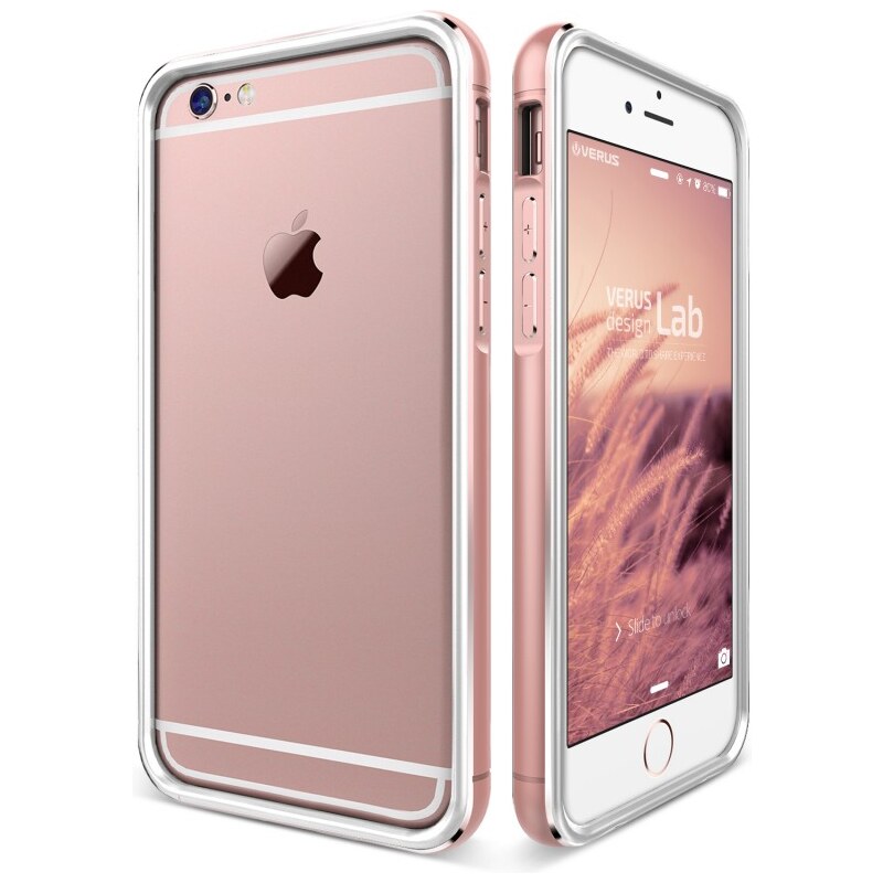 Verus Iron Bumper pro iPhone 6/6S bílý/růžově zlatý