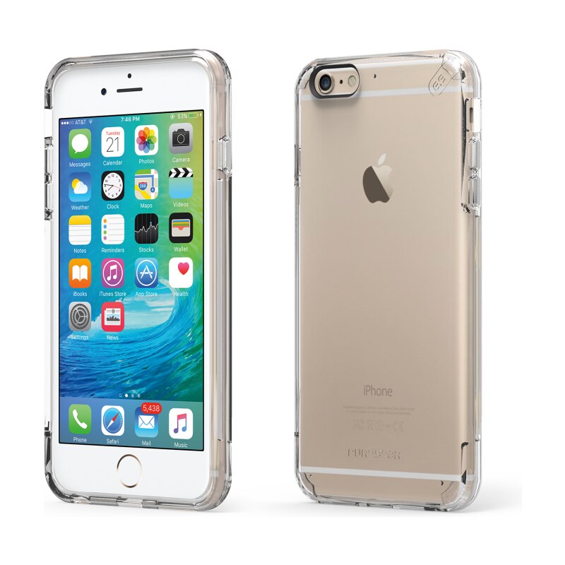 PureGear Slim Shell PRO Case iPhone 6 Plus/6S Plus - transparentní