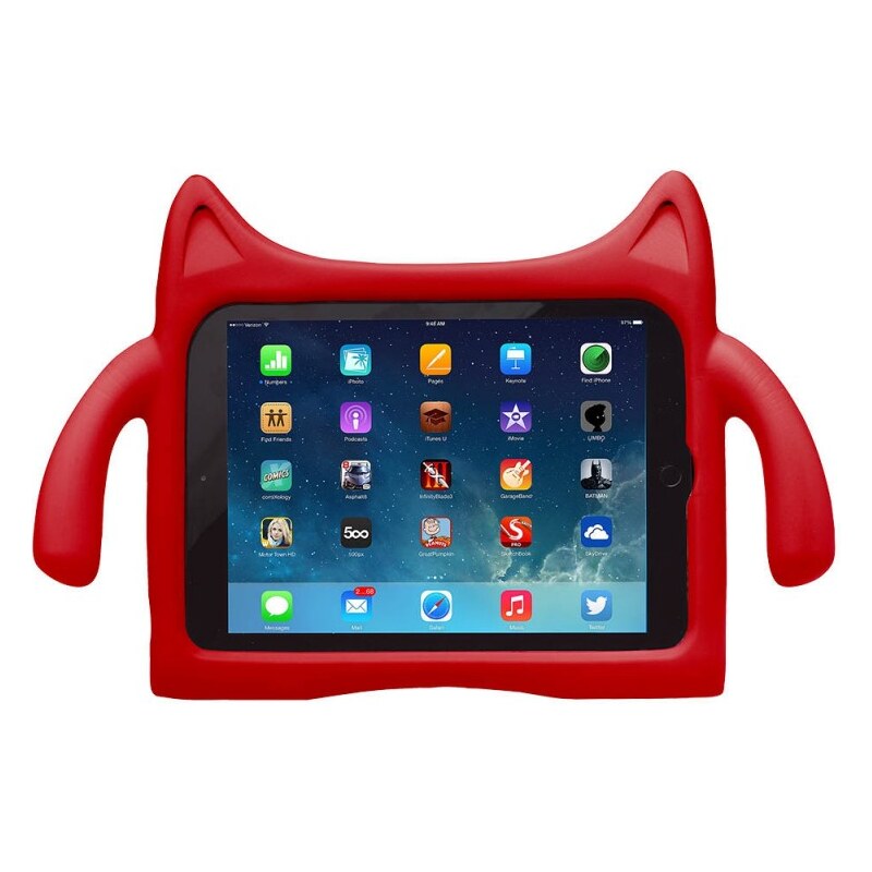 NDevr iPadding dětský obal pro iPad Air 1/2 - červený