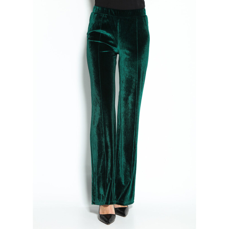 Venca Sametové kalhoty zelená