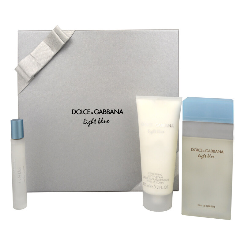 Dolce & Gabbana Light Blue - EDT 100 ml + tělové mléko 100 ml + EDT 7,4 ml