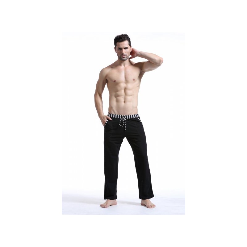 WJ UNDERWEAR WJ Soft Touch Long Training Pants (Black) M