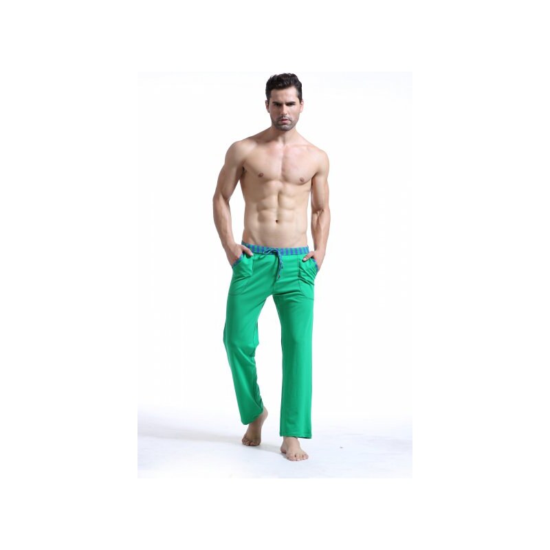 WJ UNDERWEAR WJ Soft Touch Long Training Pants (Green) M