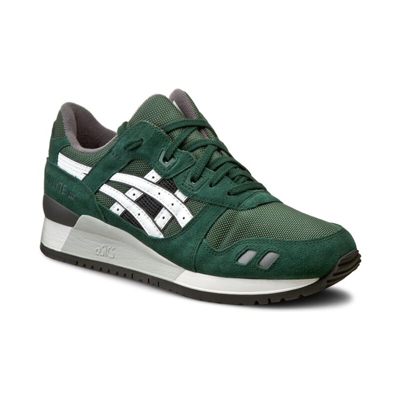 Sneakersy ASICS - TIGER Gel-Lyte III H5Z2N Dark Green/White 8001