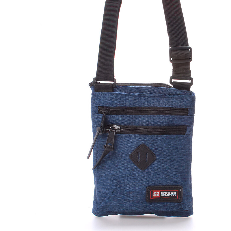 Látková taška přes rameno modrá - Enrico Benetti 4499 modrá