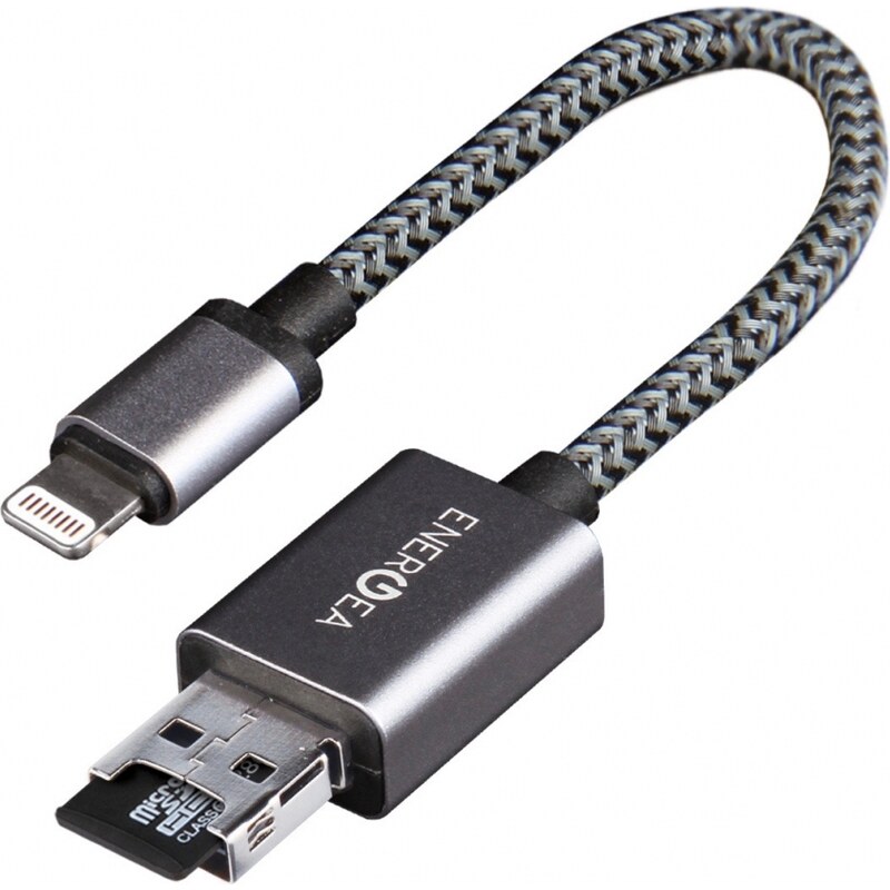 Energea | Energea AluMemo Expandable Memory Lightning Cable 17cm + 16GB Memory Card