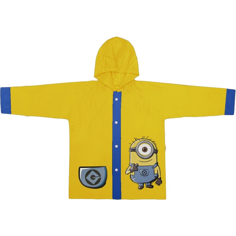 Disney Brand Dětský kabátek do deště Mimoni - žlutý