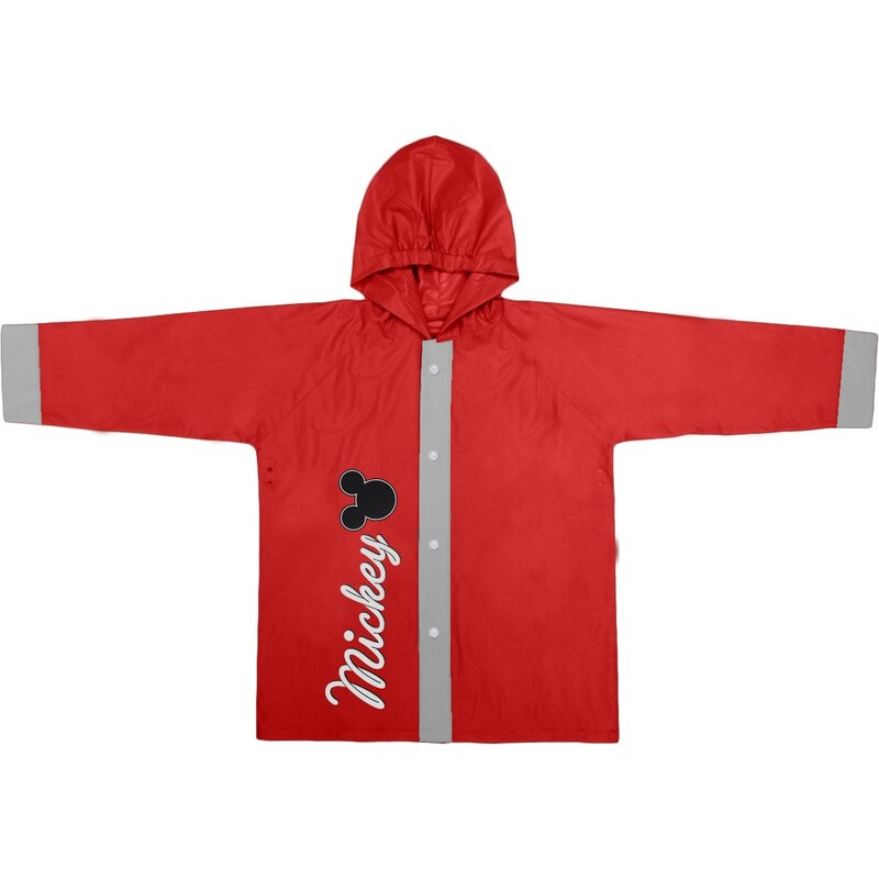 Disney Brand Dětský kabátek do deště Mickey Mouse - červený