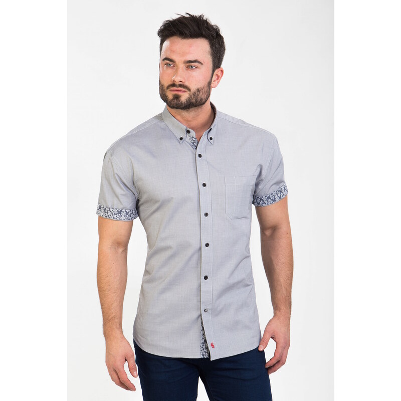 GEAR Pánská košile Regular fit ENZO - grey