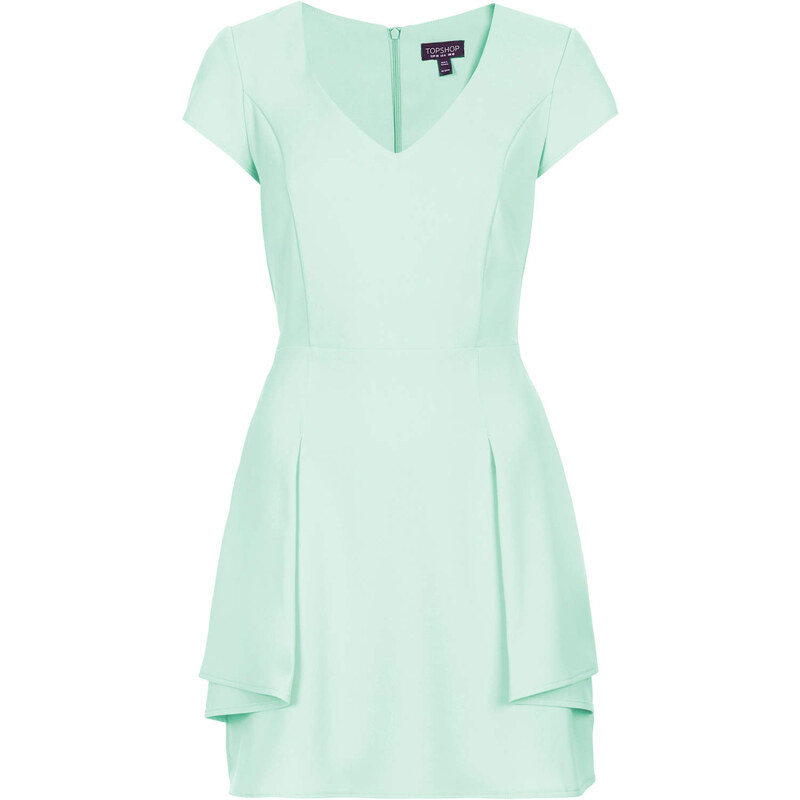 Topshop Peplum Fit and Flare Dress
