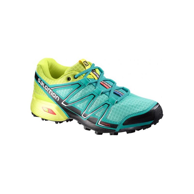 BĚŽECKÁ OBUV SALOMON SPEEDCROSS VARIO W bubble blue/gecko green/black