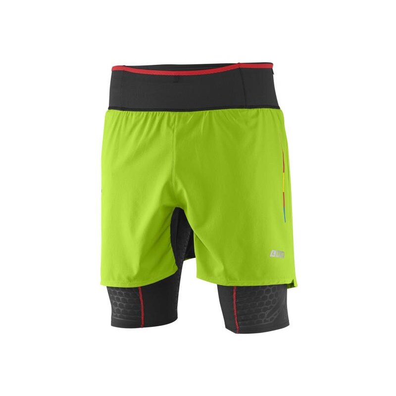 BĚŽECKÉ KRAŤASY SALOMON S-LAB EXO TWINSKIN SHORT granny green/black