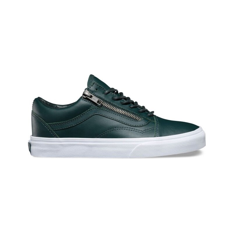 Dámské tenisky Vans U Old Skool Zip (Antique Silver) green gables/true white 34 1/2