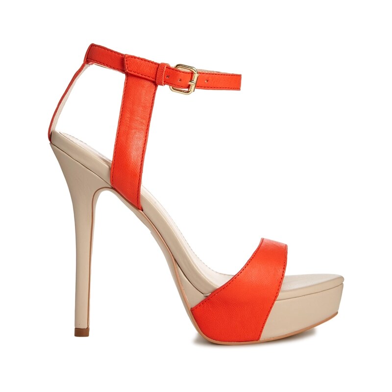 Carvela Gown Orange Heeled Sandals