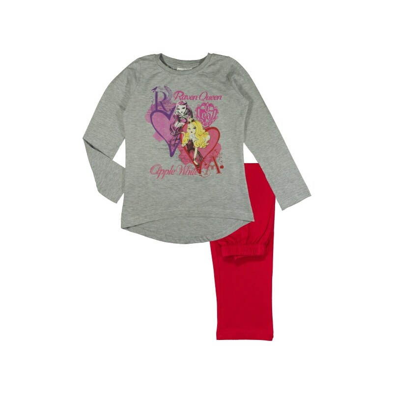 E plus M Dívčí pyžamo Equestria Girls - šedo-červené