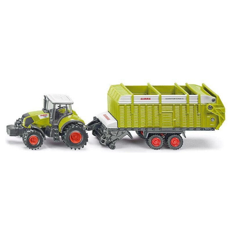 SIKU Farmer - Traktor s valníkovým přívěsem, měřítko 1:87