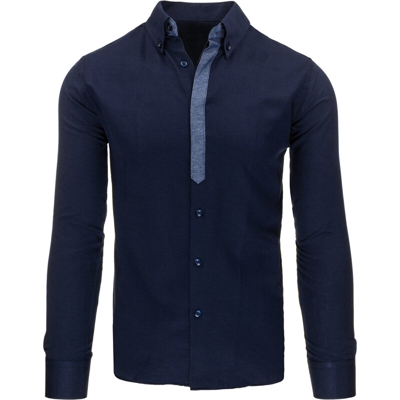 Pánská elegantní modrá košile (dx1009)