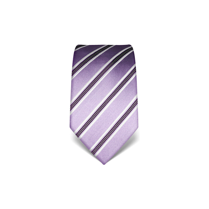 Elegantní kravata Vincenzo Boretti 21954 - fialová s pruhem