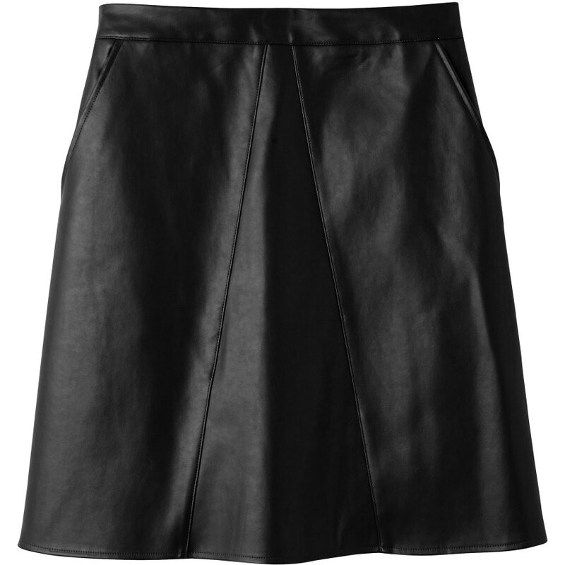 Blancheporte Koženková sukně černá