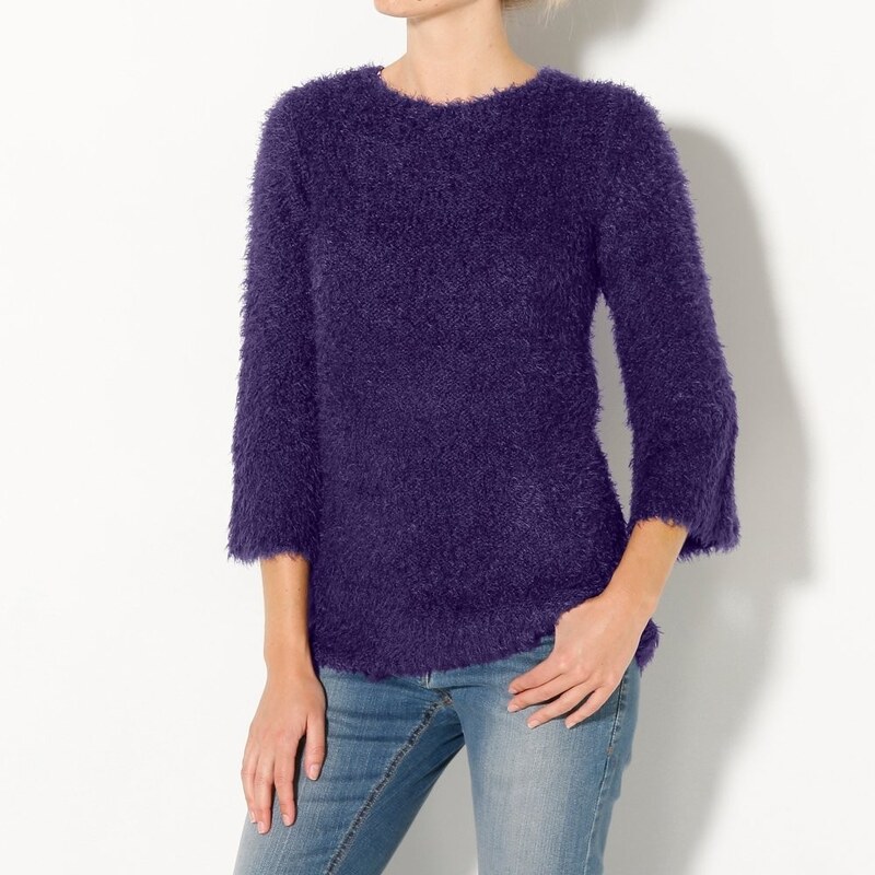 Blancheporte Jemný pulovr fialová