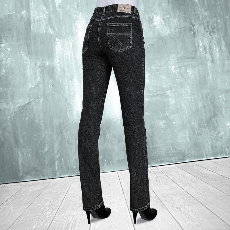 Blancheporte Rovné džíny černá