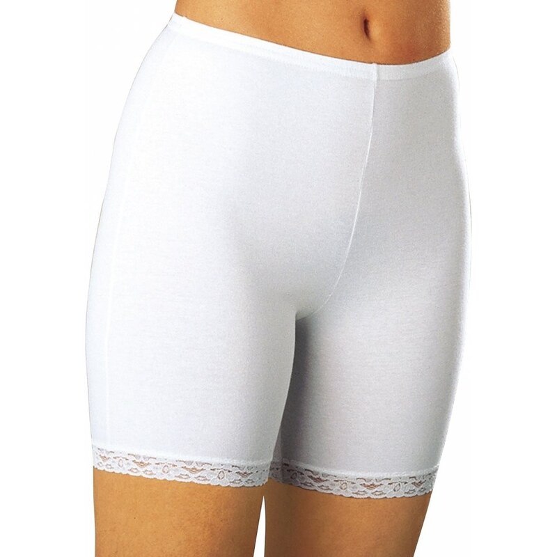 Blancheporte Kalhotky s nohavičkou (2 ks) bílá