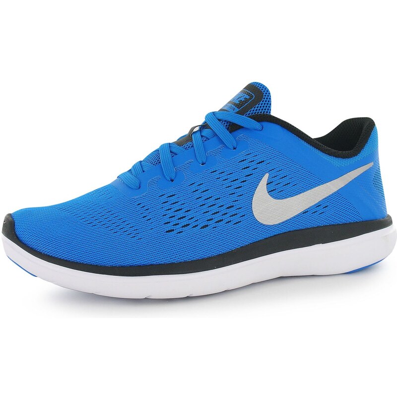 Nike Flex 2016 Run dětské Running Shoes Blue/Silver