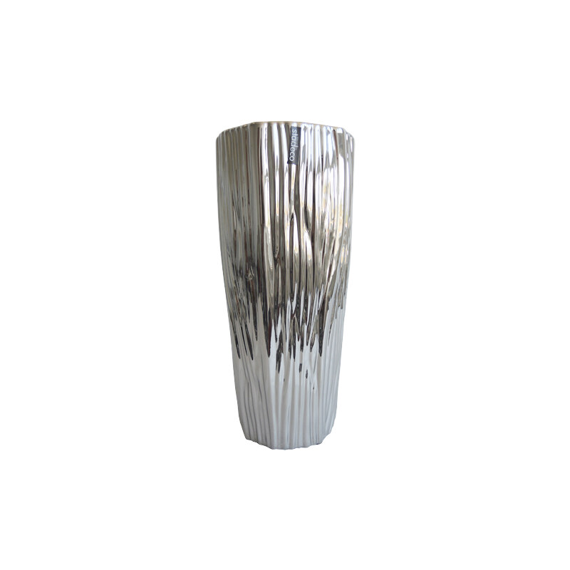 StarDeco Kearmická váza stříbrná