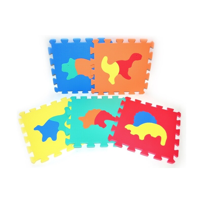 Wiky Měkké puzzle bloky s dinosaury