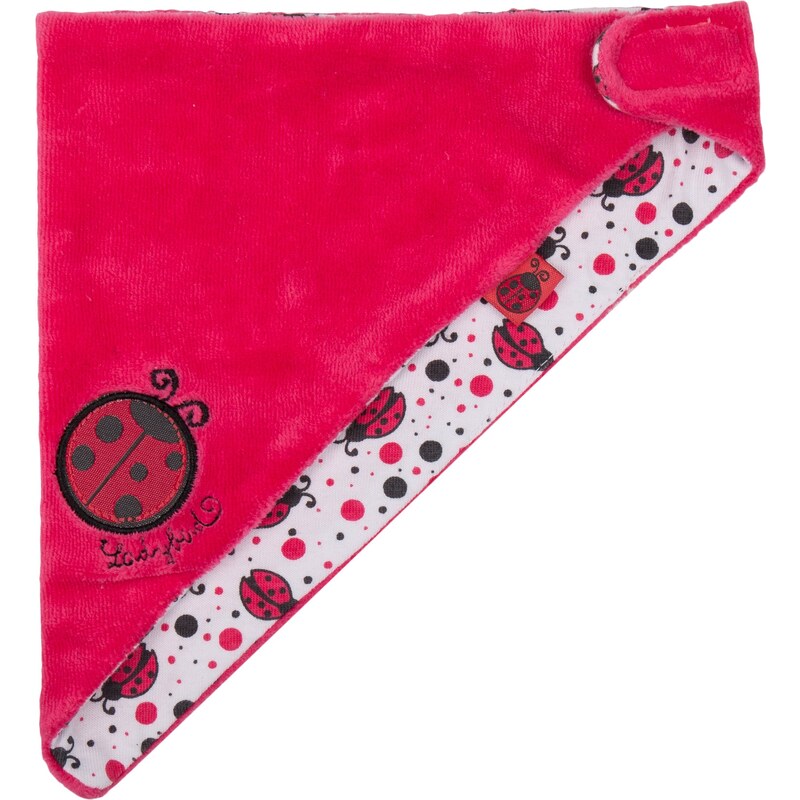 G-mini Dívčí velurový šátek Beruška - růžový