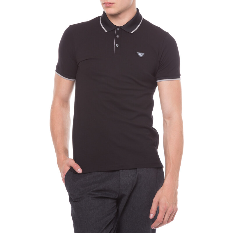 Armani Jeans Polo triko Černá