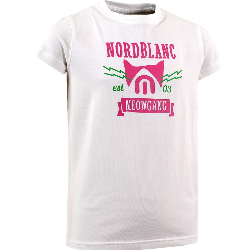 Dětské tričko NORDBLANC MEOW NBFKT5971L
