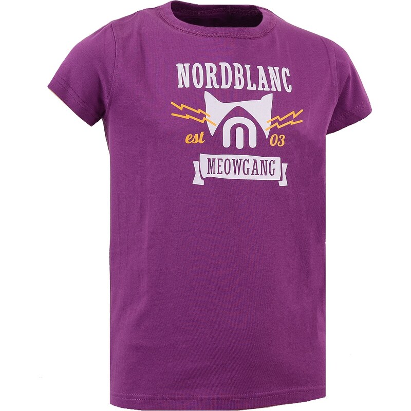 Dětské tričko NORDBLANC MEOW NBFKT5971S