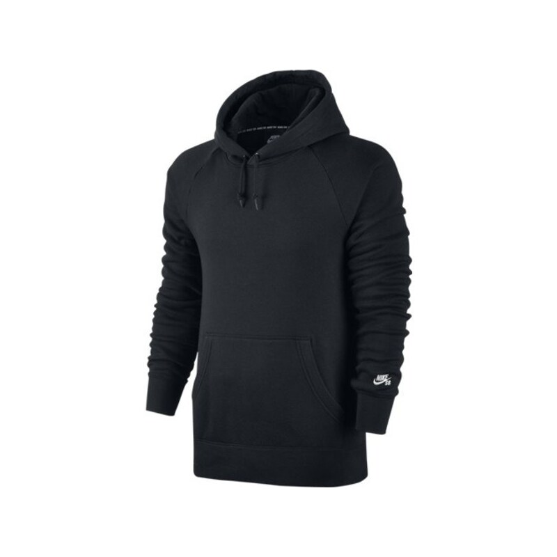 Pánská mikina Nike SB icon ripped hoodie black/white XL