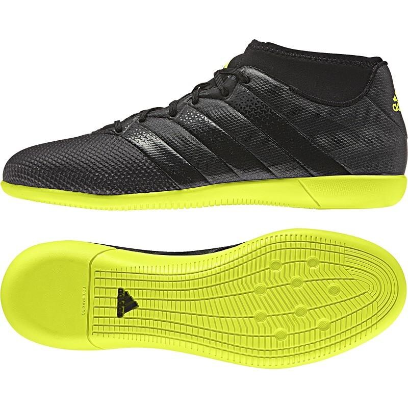 Kopačky Adidas ACE 16.3 IN PRIMEMESH 43 1/3 ČERNÁ - ŽLUTÁ