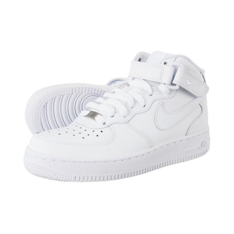Boty Nike Air Force 1 Mid GS White 314195-113