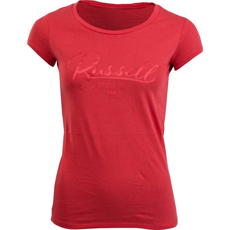 Russell Athletic S/S TEE WITH SCRIPT LOGO