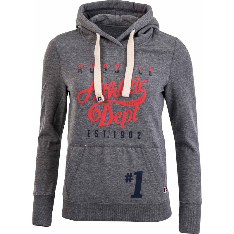 Russell Athletic PULL OVER HOODY WITH PUFF PRINT