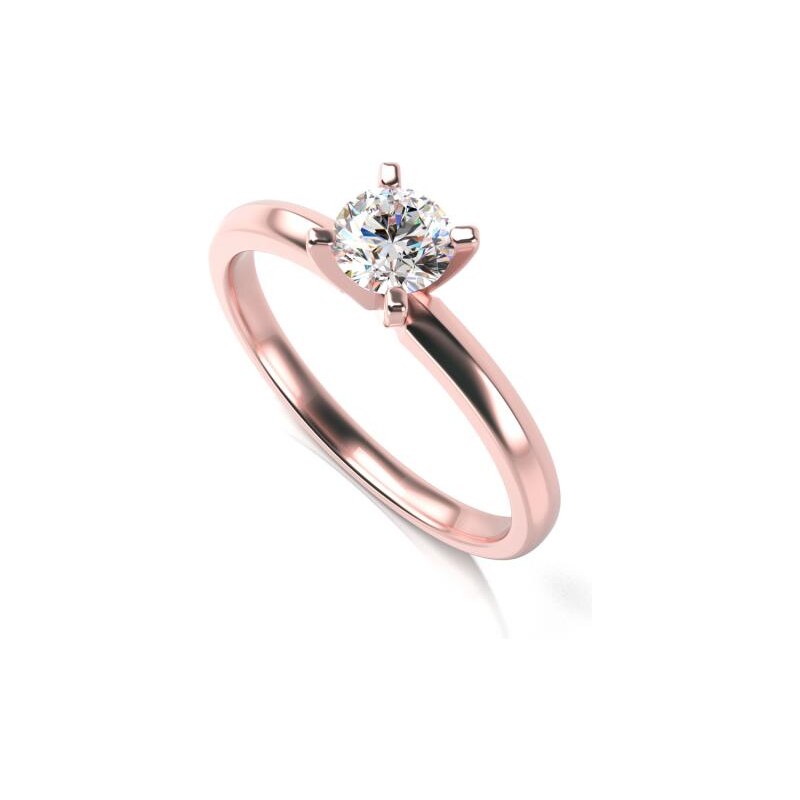 Eppi Zásnubní prsten s diamantem Lopa