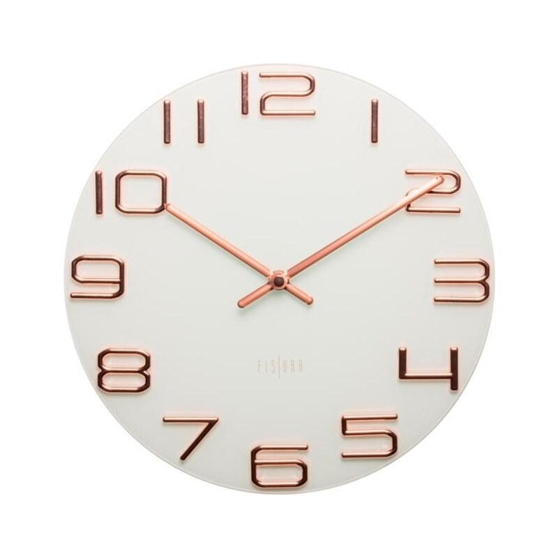 Fisura Designové nástěnné nalepovací hodiny CL0075 Fisura 50cm