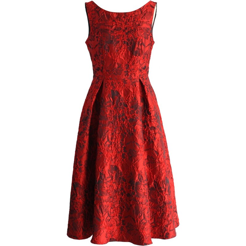 Společenské červené šaty Chicwish Glamour L