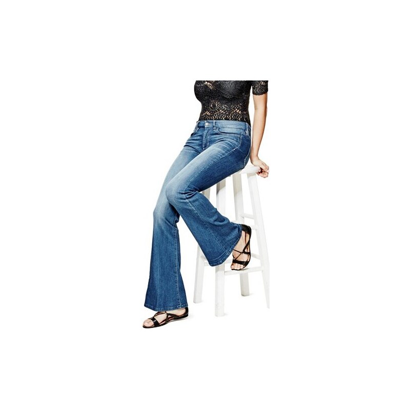 Guess jeans Charlotte Flare in Conway Wash