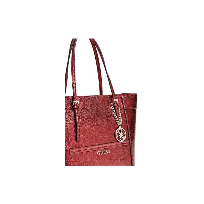 Guess kabelka Delaney Small Classic Metallic Tote