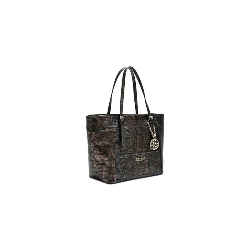 GUESS kabelka Delaney Python-Embossed Small Classic Tote