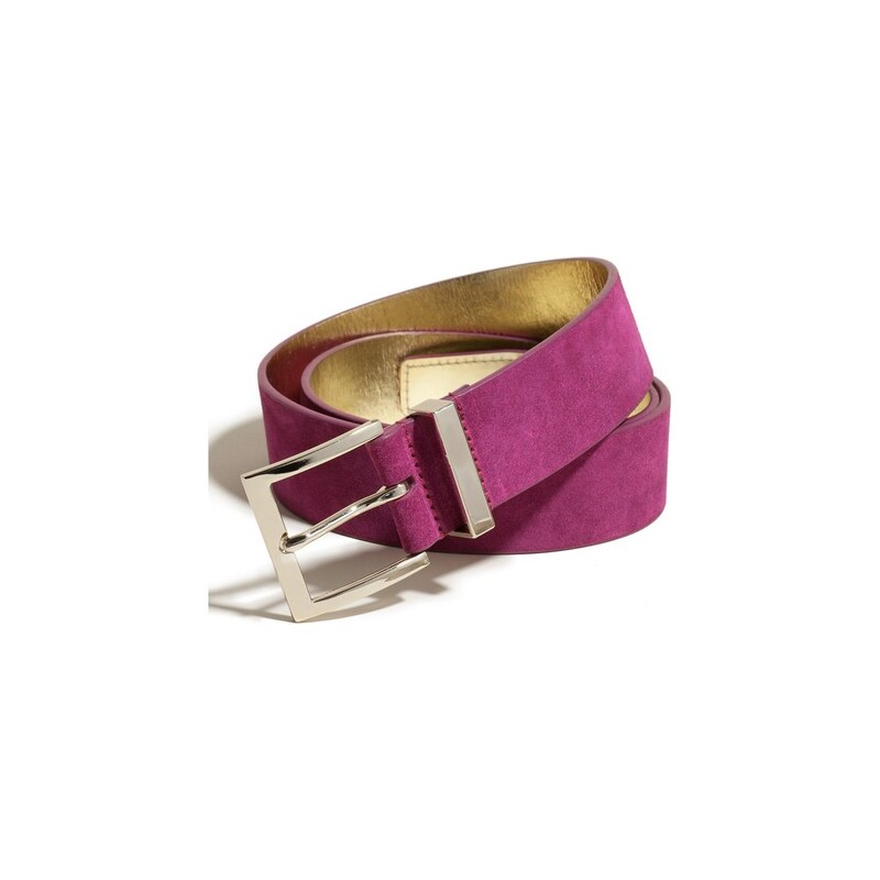 GUESS pásek Suede with Gold-Tone Hardware