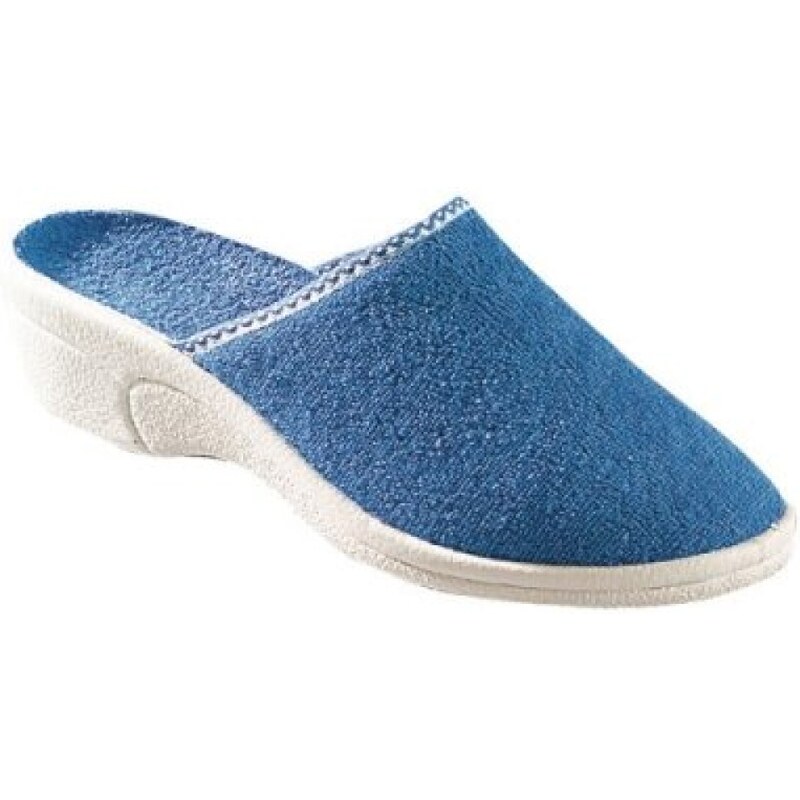 Blancheporte Froté pantofle modrá