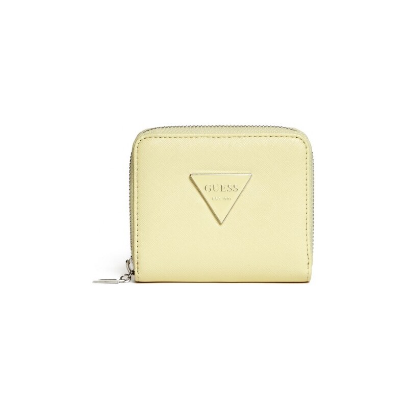 GUESS GUESS Abree Small Zip-Around Wallet - yellow