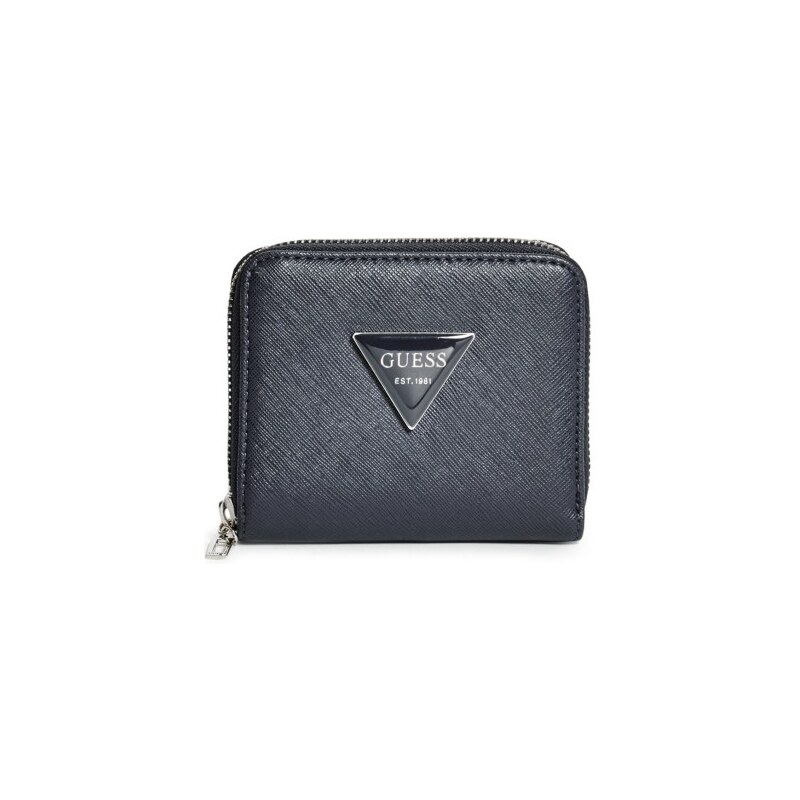 GUESS GUESS Abree Small Zip-Around Wallet - navy