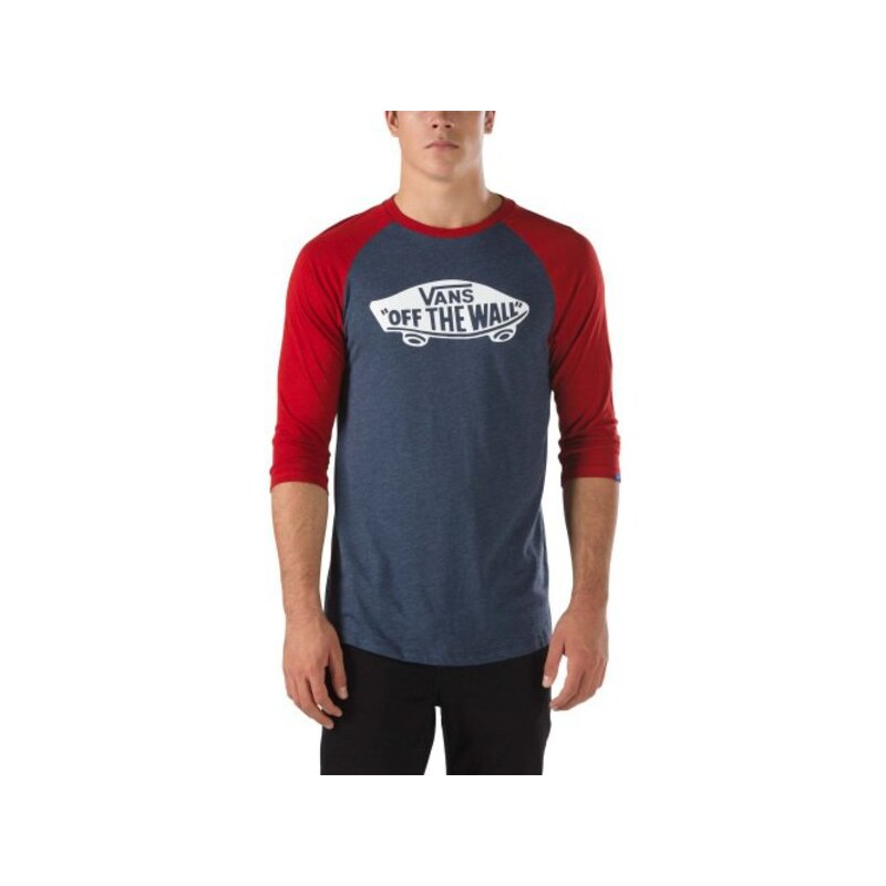 Pánské tričko Vans OTW raglan heather navy/red dahlia M