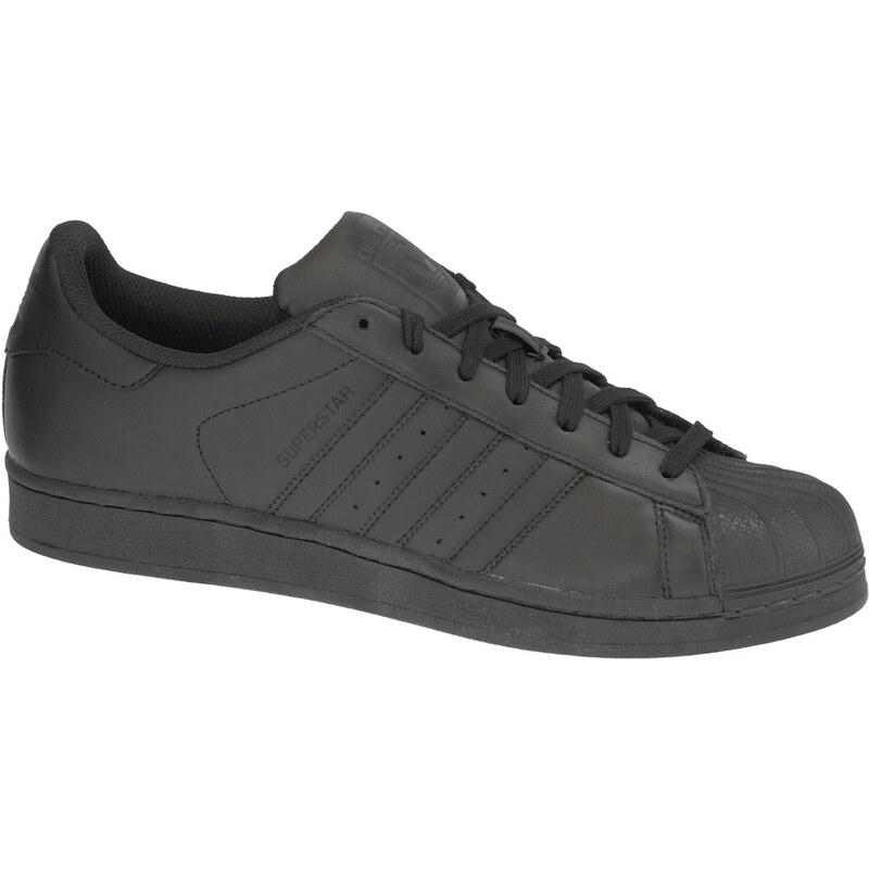 Kožené černé tenisky Adidas Superstar - AF5666